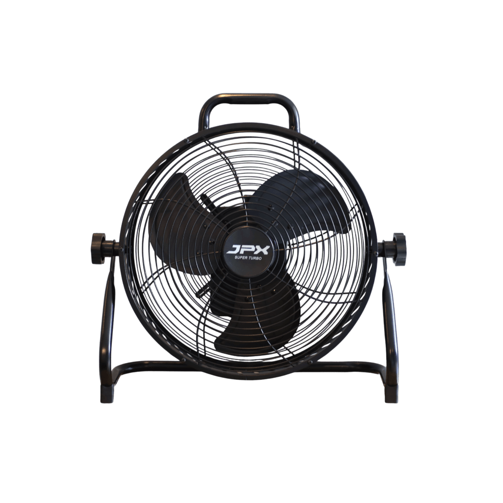 พัดลมแบตเตอรี่ไร้สาย ขนาด 12 นิ้ว JPX-CF1202 สีดำ ( ปรับระดับได้ )_0